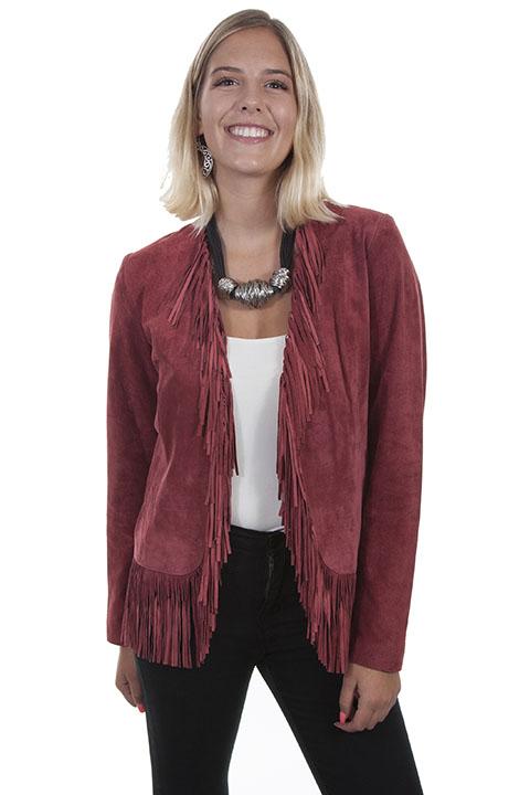 Suede Western Fringe Jacket - Scully