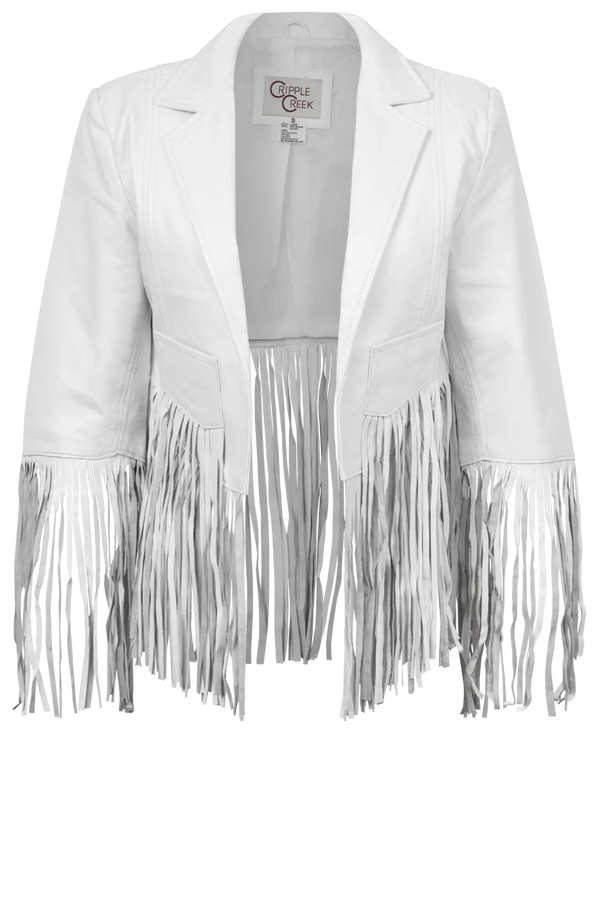 Nappa Fringe Jacket - Cripple Creek