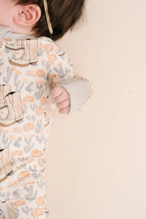 Floral Cowgirl Bamboo Sleeper - Little One Shop