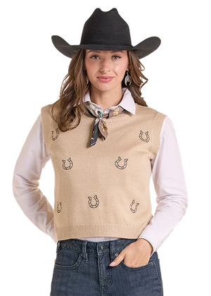 Women's Horseshoe Sweater - Panhandle Slim