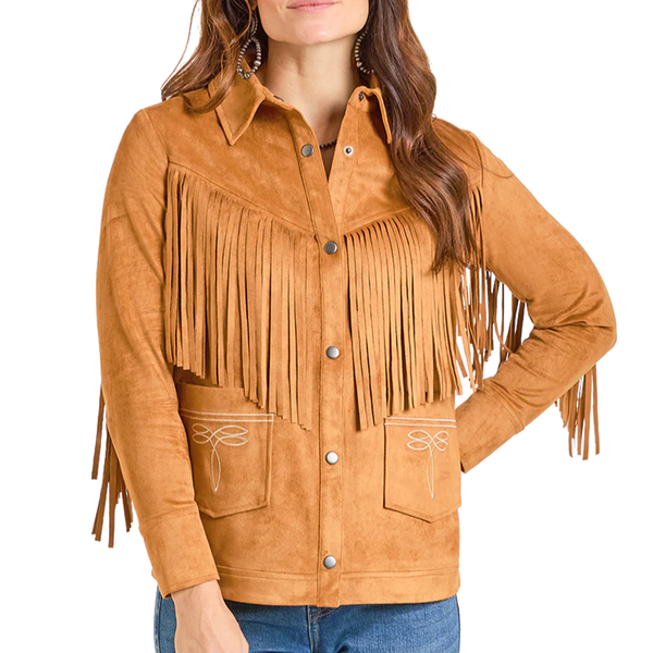 Women's Fringe Boot Stitch Jacket - Panhandle Slim