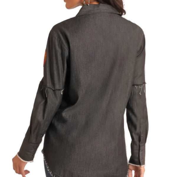 Women's Western Patches Shirt - Panhandle Slim