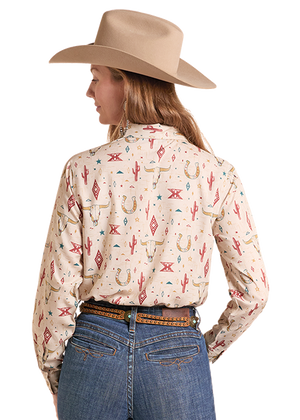 Skull Print Button Shirt - Rock & Roll Denim