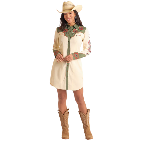 Women's Retro Snap Dress  - Panhandle