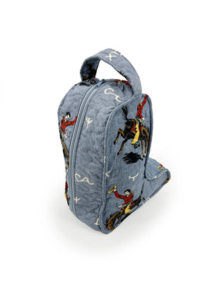Lazy J Quilted Boot Bag - Ida Mae Home