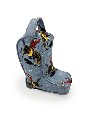 Lazy J Quilted Boot Bag - Ida Mae Home