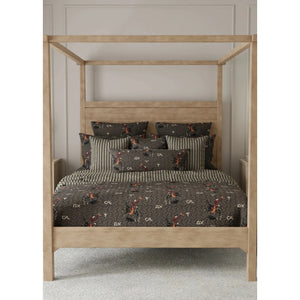 Lazy J Charcoal King Shams - Ida Mae Home