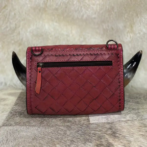  Leather Crossbody - Western Linens