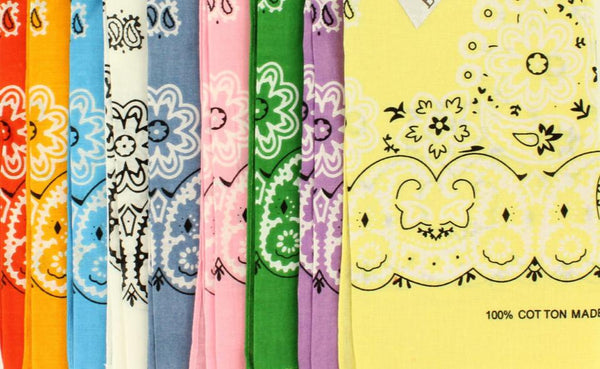 Light Cooton Pastel Bandanas