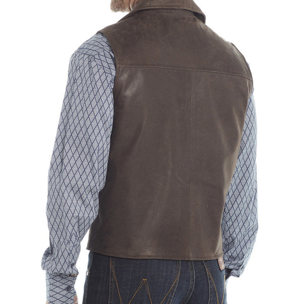 Men's Leather Vest - Cripple Creek
