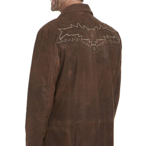 Men's Antique Leather Blazer -  Cripple Creek