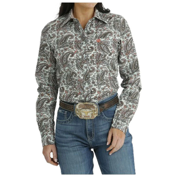 Women's Long Sleeve Button Shirt - Cinch