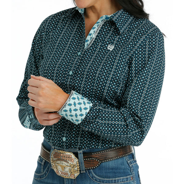 Women's Geo Print Shirt - Cinch