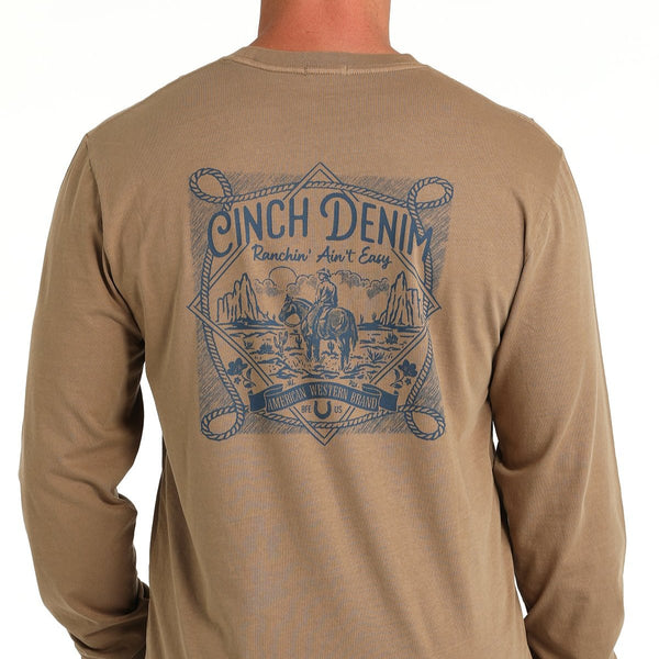 Men's Long Sleeve Tee- Cinch