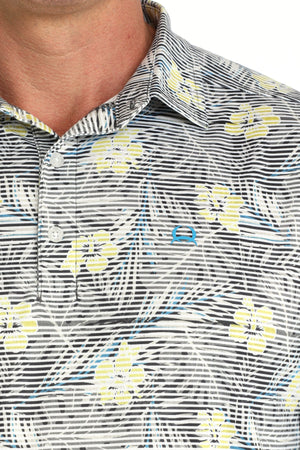 Men's Multicolor Arena Flex Polo Shirt - Cinch