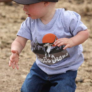 Boy's Toddler Steer skull Tee - Cinch