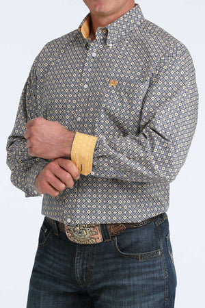 Men's L/S Royal Print Shirt - Cinch