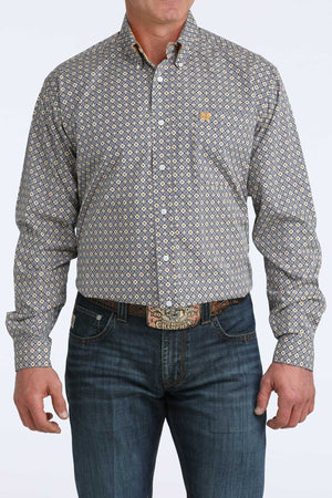 Men's L/S Royal Print Shirt - Cinch