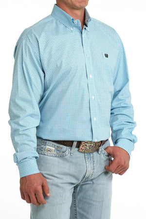 Men's Blue Long Sleeve Shirt - Cinch