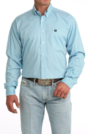 Men's Blue Long Sleeve Shirt - Cinch