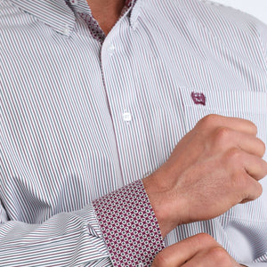Men's Long Sleeve Stripe Shirt - Cinch