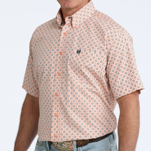 Men's S/S Print Coral Shirt - Cinch