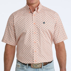 Men's S/S Print Coral Shirt - Cinch