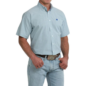 Men's S/S Plaid Shirt White - Cinch