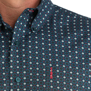 Men's Geometric Modern Fit Shirt - Cinch