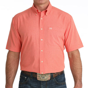Men's S/S Plaid Arenaflex Shirt - Cinch