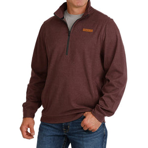 Men's Purple 1/4 Zip Pullover - Cinch