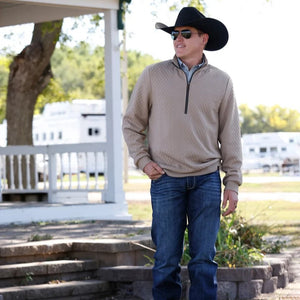 Men's Stone 1/4 Zip Pullover - Cinch