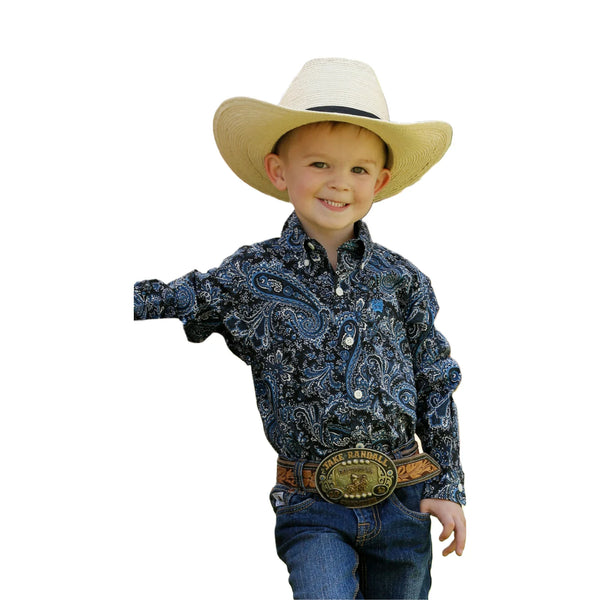 Boy's Toddler Paisley Shirt - Cinch