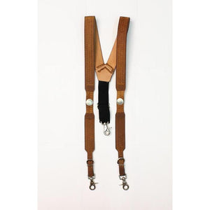 Leather Gallus Suspenders - Nocona