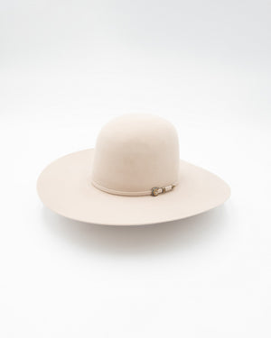 60X Silver Belly Open Crown - Rodeo King