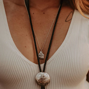 The Sweet Clara Ear Tag Pendant - Vogt Silversmiths