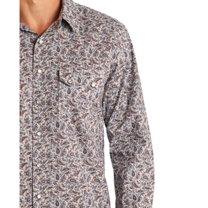 Men's Modern Retro Paisley Snap Shirt - Panhandle