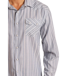 Men's Modern Vintage Striped Shirt - Panhandle