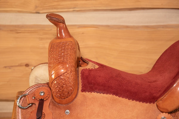 Padded Seat Barrel Saddle - Square Dot Saddlery