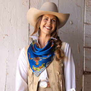 Pecos the Longhorn - Fringe Scarves