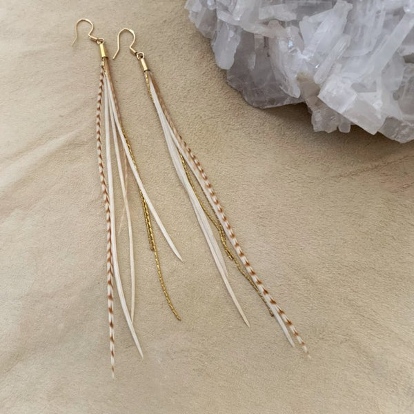 Mini Feather Earrings - ASTALI