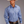 Front of Stetson Pinpoint Blue Oxford Shirt