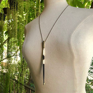 Porcupine Quill in Bullet Necklace - ASTALI