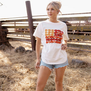 The American Rose Tee - Rodeo Quincy
