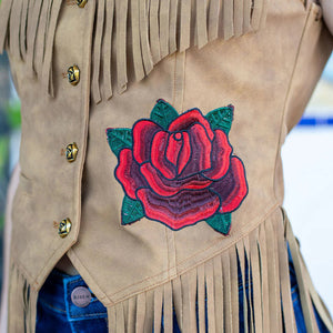 Wild Rose Fringe Vest - Rodeo Quincy