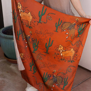 Rustic Cowboy Wild Rag  - Rodeo Quincy