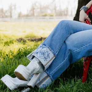Rowdy Rose Cuff Jeans - Rodeo Quincy