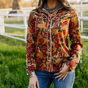 Women's Horses & Horseshoes Shirt - Rodeo Quincy
