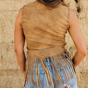 Wild Rose Fringe Vest - Rodeo Quincy