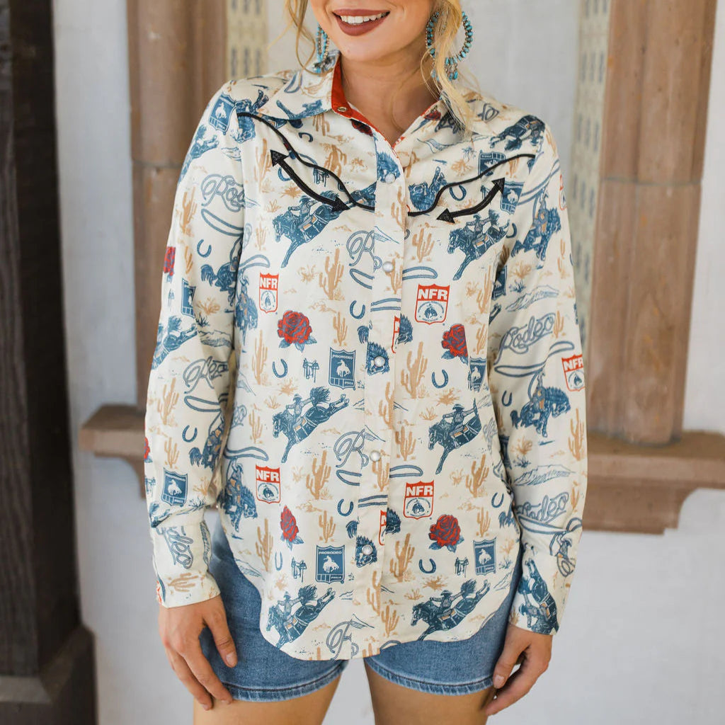 Official Pro Rodeo Button Up - Rodeo Quincy – Hamley Western Store